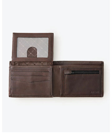 Rip Curl Ridge PU All Day Wallet - Brown/Tan